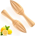 2 Pcs Lemon Squeezer，Hand held Citrus Juicer，Wooden Lemon Juicer Hand Tool， Manual Wooden Citrus Reamer for Fruit Lime Daily Home Kitchens Tool Bar Cafe Restaurant Use