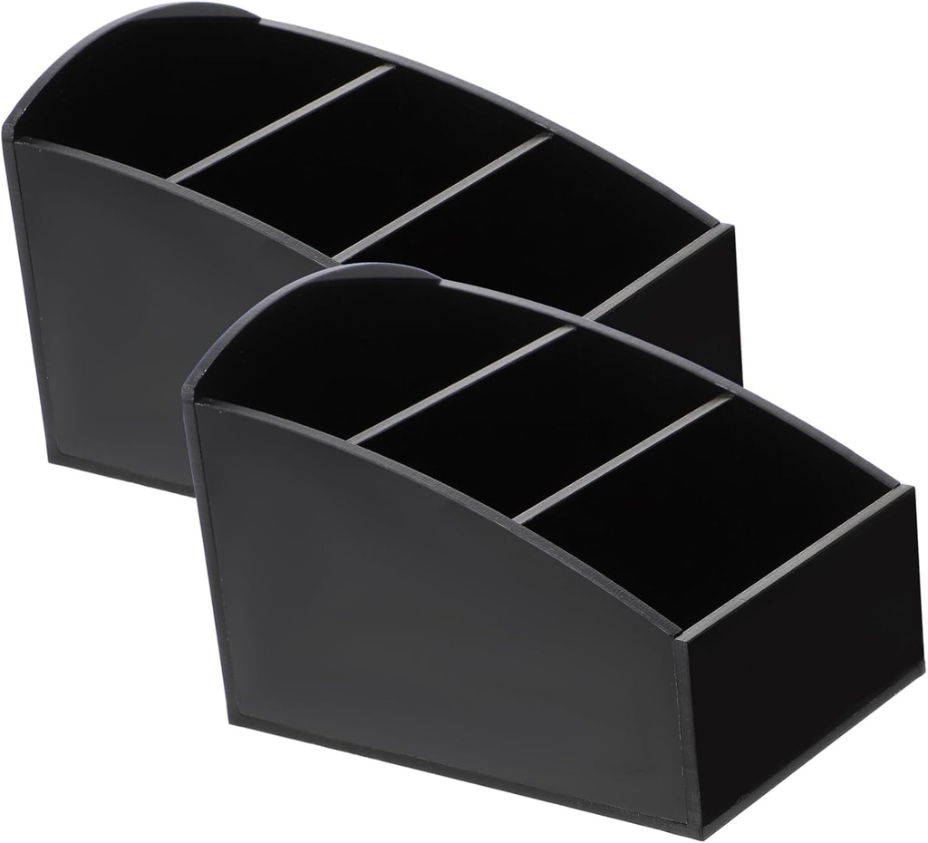 2pcs Acrylic Sugar and Coffee Bag Organizer Tea Bag Storage Box for Countertop Kitchen Home Bar and Office Stylish Condiment Holder for Easy Access and Durability