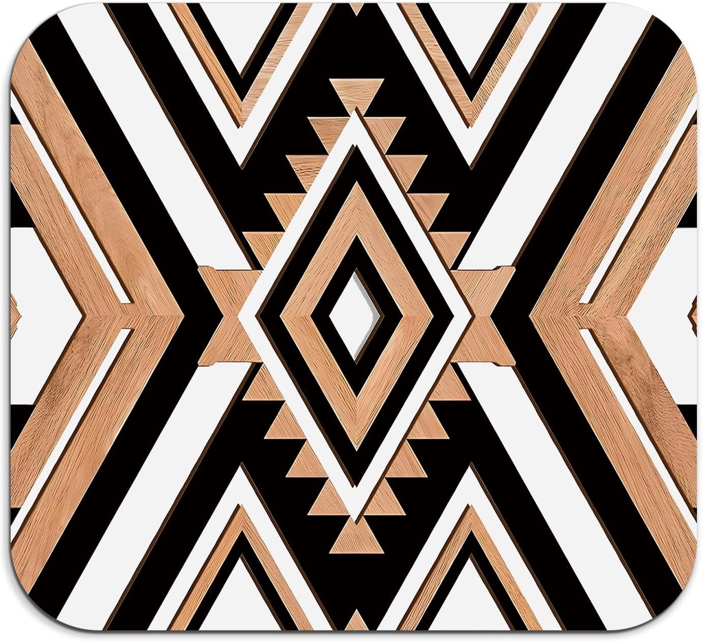 Boho Western Dish Drying Mat - Southwestern Aztec Tribal Absorbent Dish Drying Mat for Kitchen Counter, Coffee Maker Mat for Countertops, Dish Rack Drainer Mat, 16x17.5 Inch -10