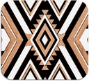 Boho Western Dish Drying Mat - Southwestern Aztec Tribal Absorbent Dish Drying Mat for Kitchen Counter, Coffee Maker Mat for Countertops, Dish Rack Drainer Mat, 16x17.5 Inch -10