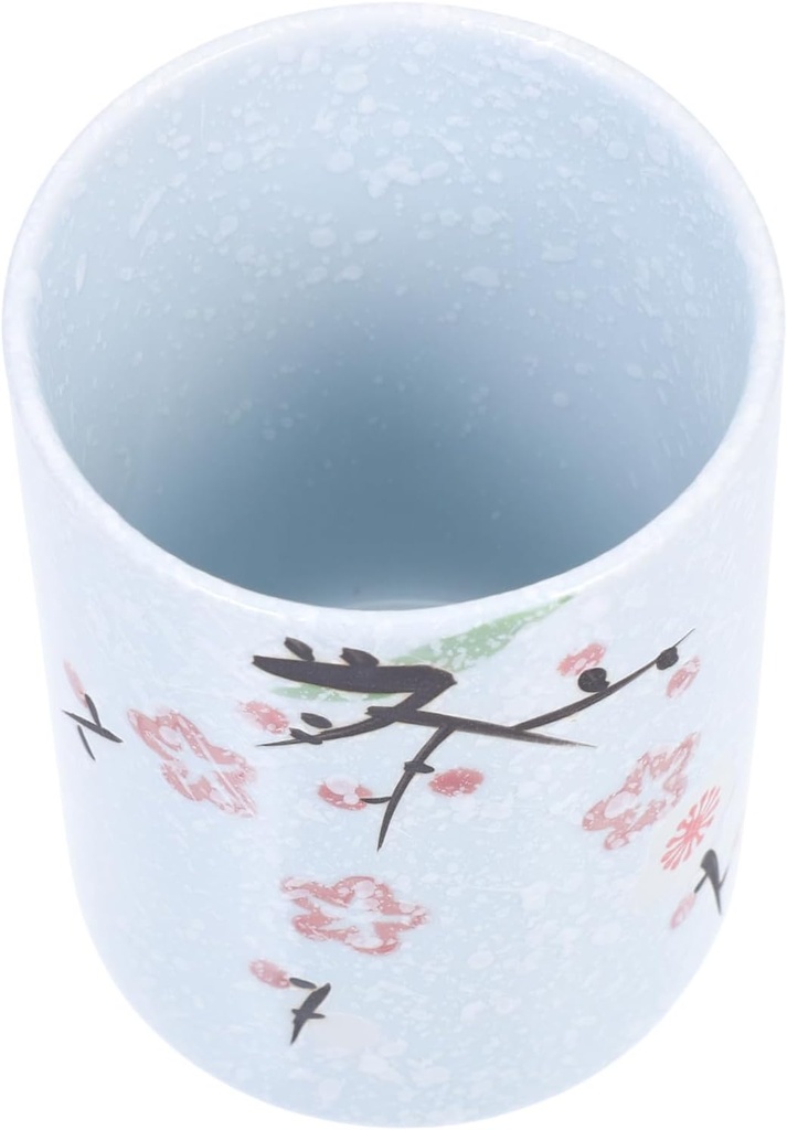 Japanese Style Ceramic Tea Mug Retro Pottery Teacup with Safe Rim for Home Office Reusable Multi-function Water Cup Choice