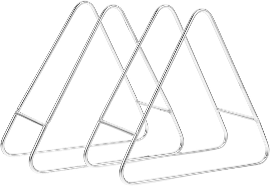 2pcs Triangle Holder Stand Sturdy Organizer for and Kitchen Plates Efficient Storage for Cabinets and Pantries Easy to Clean and Maintain