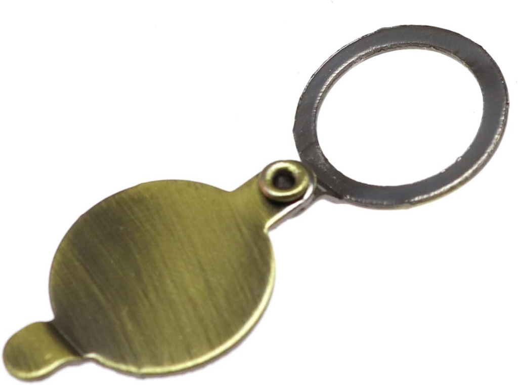Maxmoral Privacy Protection Cover for Door Peephole Home Security Protector Inner Ring for 9/16 Inch Door Viewer Antique Brass