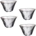 Alipis 4Pcs Japanese Style Glass Sake Cups Heat Resistant Serving Cups for Sake Tea and Spirits for Entertaining Premium Quality Elegant present