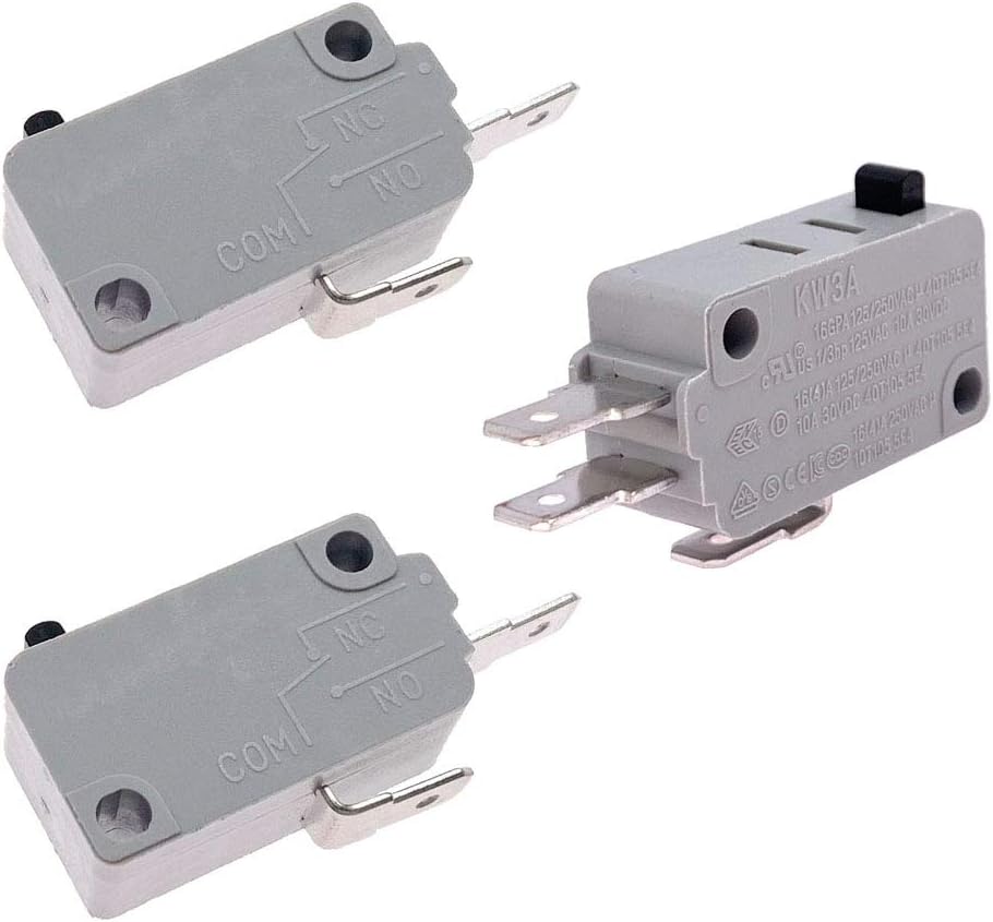 KW3A Microwave Oven Door Switch 16A 125/250V(2 Normally Open+ 1 NONC)