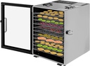 Commercial Food Dehydrator Machine, 12 Stainless Steel Trays Electric Food Dryer with 80℃ Temp Control & 24H Digital Timer, 800W Dehydrators for Fruit, Meat, Beef, Herbs, Vegetable, Dog Treats