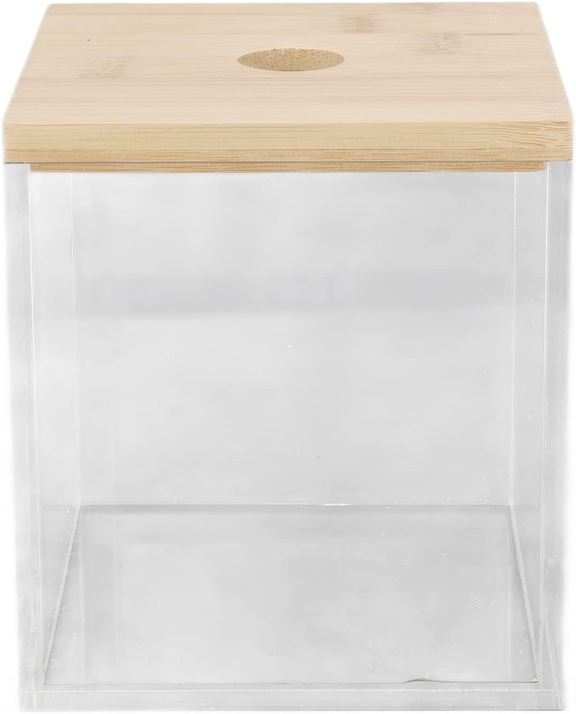 Tyenaza Coffee Capsule Storage Box, Clear Acrylic Coffee Capsule Holder Box with Lid Storage Box, Coffee Pod Holder for Coffee Shop Home Dessert Shop