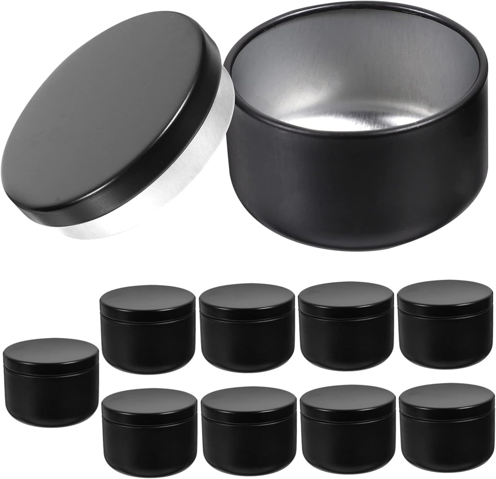 STOBAZA 10pcs Jars for Food Storage Canisters Lids Airtight Cookie Jar Loose Tea Organizer