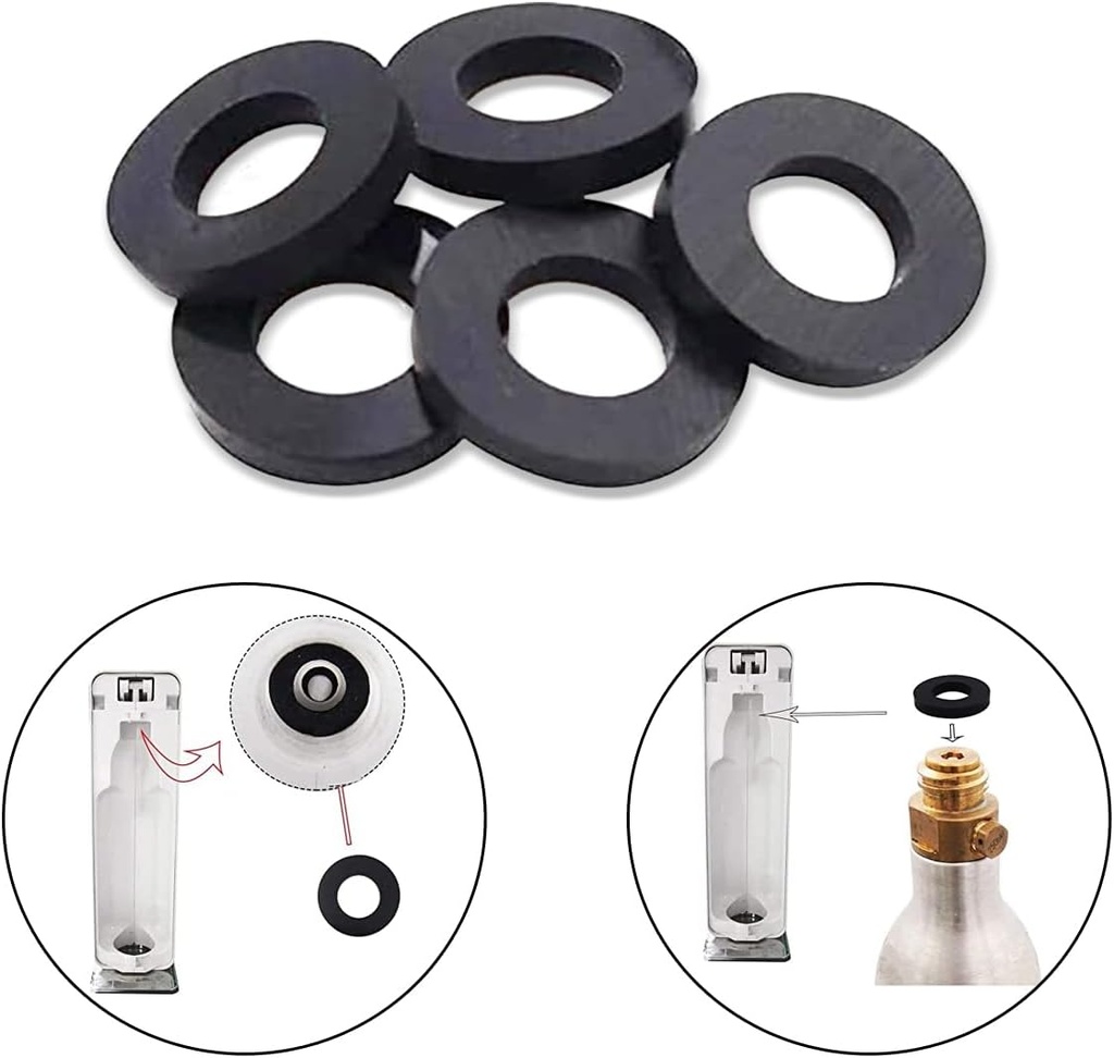 Soda Machine Gasket,Soda Water Maker Washer,Seal Orings for Various Applications Compatible with Fizz,Onetouch Blue Exchange Carbonator Series Machine