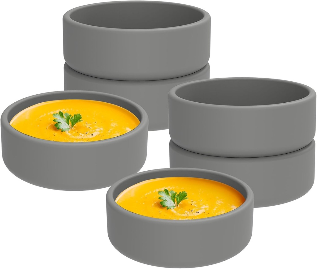 6Pcs Silicone Egg Molds for Air Fryer, Reusable Nonstick Egg Bites Maker Pan Alternative, Microwave Egg Boiler Poacher Sous Vide Mold Cup, BPA-Free Dishwasher Safe Cooking Accessories, Ideal for Microwave, Stovetop, Air Fryer