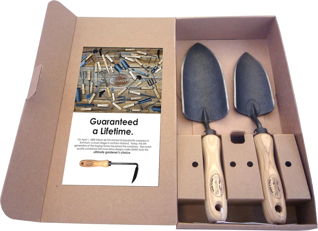 Dewit 2-Piece Tool Gift Set with 2 Sizes of Forged Trowel