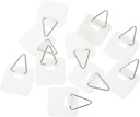Zerodeko 25pcs Decorative Plate Wall Holders Plate Hangers Adhesive Hangers for Wall Display