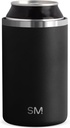 Simple Modern Standard Can Cooler for Beer, Soda, Sparkling Water | Vacuum Insulated Stainless Steel Drink Sleeve Holder Gift for 12oz Regular | Ranger Collection | Midnight Black
