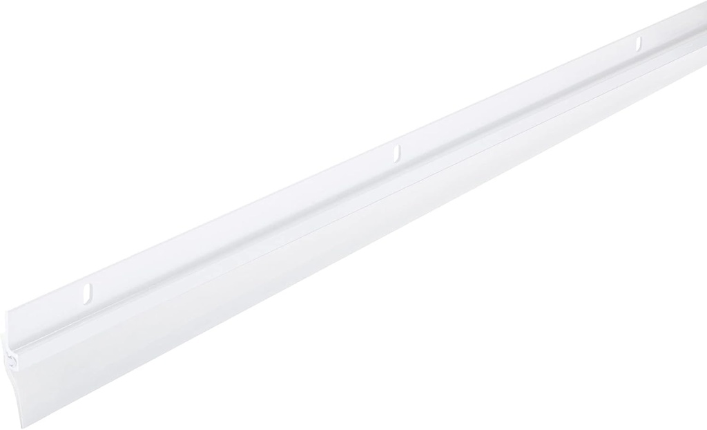 M-D Building Products 05215 36 in. White Aluminum and Vinyl Standard Screw-on Door Sweep