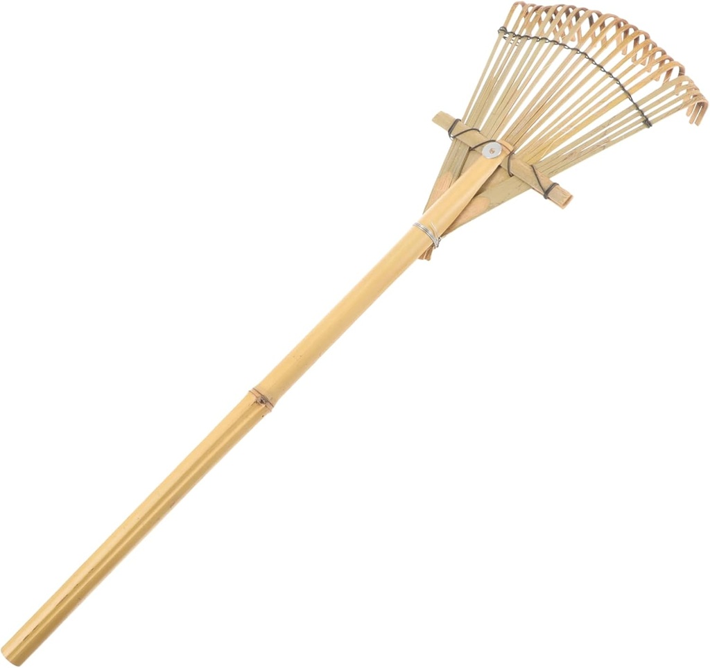 BESTonZON Garden Hand Rake Portable Gardening Tool for Leaf Collection and Loosening for Planting Flowers and Weeding Lightweight and Easy to Carry