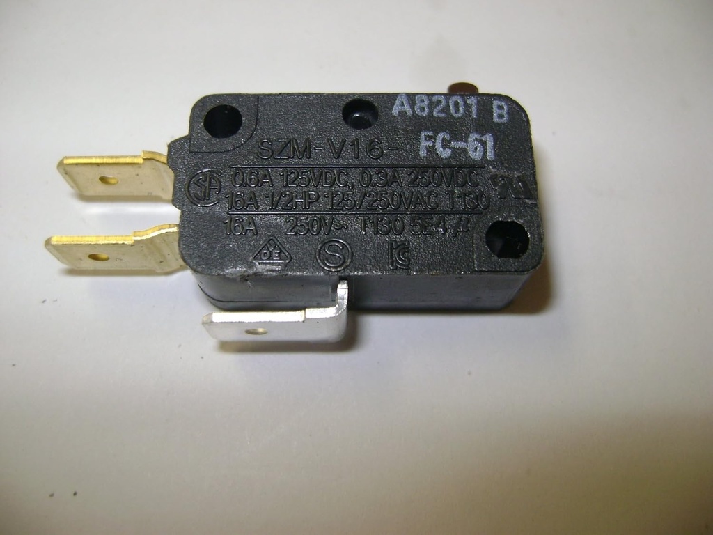 Brand SZM-V16-FC-61 Microwave Oven Door Micro Switch Replaces Whirlpool 10227338 FC61