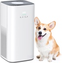 VUSIGN Air Purifier for Home Large Room & Pets, Covers Up to 1800 ft² with CADR 242 CFM, H13 HEPA Filter, Air Quality Display, Smart App Control, Quiet Sleep Mode, Remove Dust, Smoke & Odor