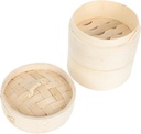 Bamboo Steamer for Kitchen Cooking Food Steamer with Lid Eco-friendly Natural Material for Steaming Dumplings Buns and Vegetables