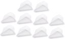 Garneck 50pcs Triangle Cake Boxes Cake Slice Storage Containers Plastic Cake Carriers Triangle