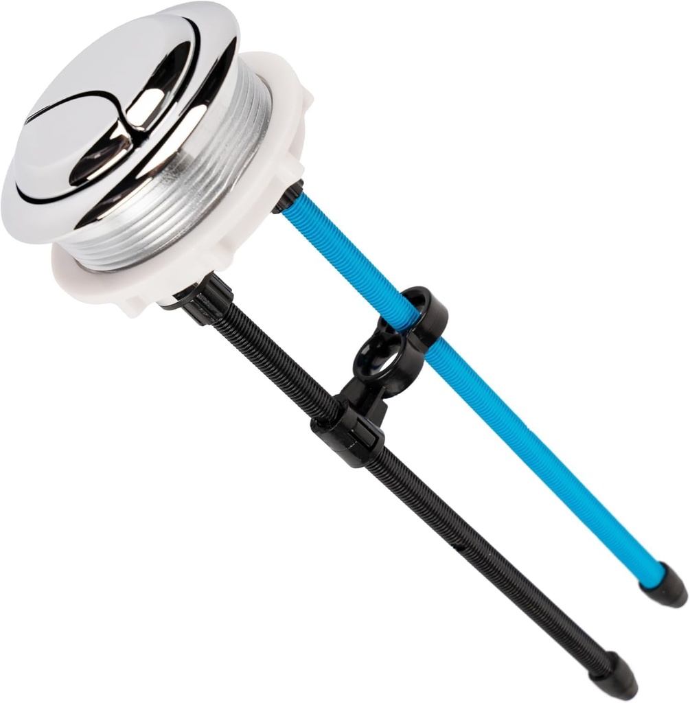 BlueStars 48mm Toilet Push Button Thread Diameter, Dual Push Flushing Toilet Water Tank Button - American Standard