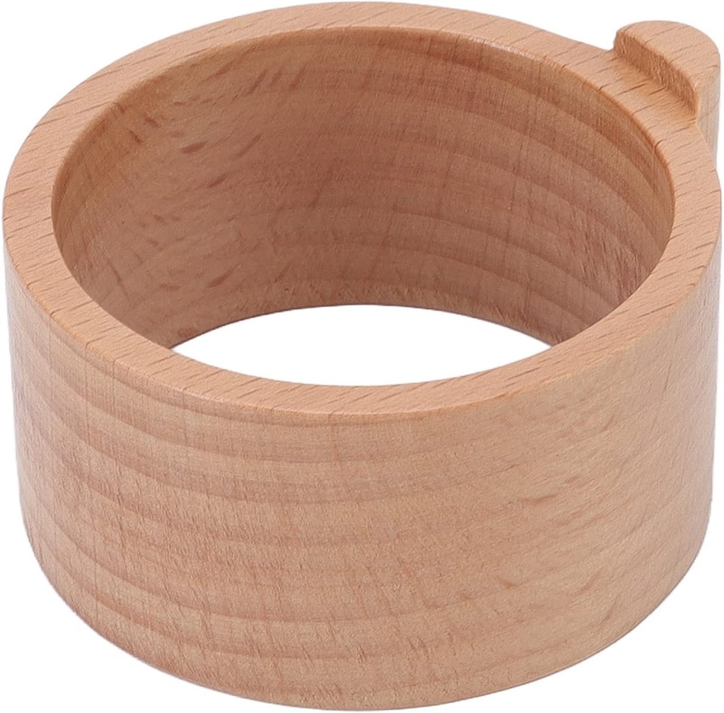 Portable Coffee Capsule Refill Kit for Vertuoline Coffee Capsule, Beech Wood Coffee Capsule Refill Holder for Holding Coffee Powder, Lightweight