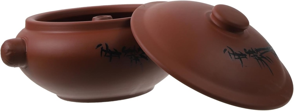 Ceramic Stew Pot Steam Pot Slow Cooker Dutch Oven Non-stick Easy to Clean Healthy Safe