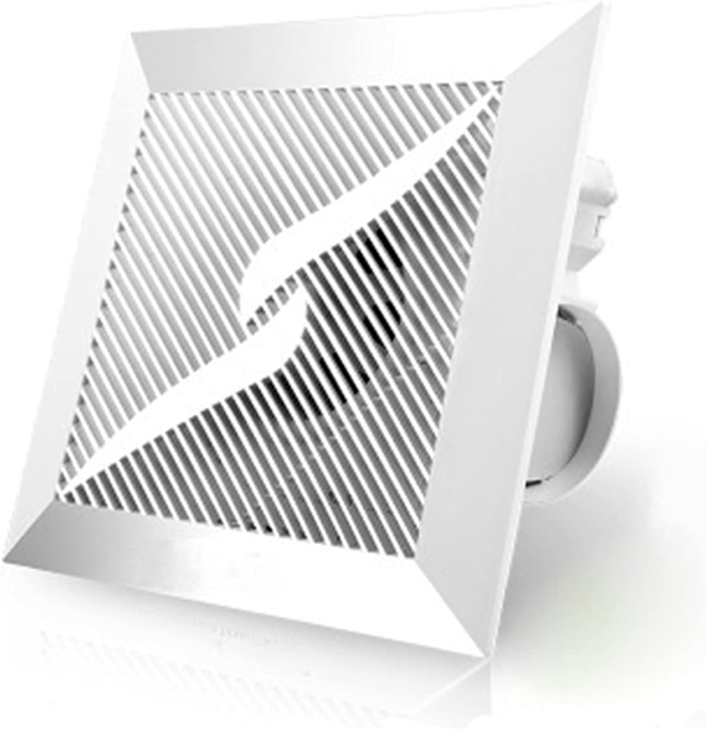 Ventilation Fans 8/10/12Inches Inline Extractor Exhaust Fan Ventilating Wall Fan for Kitchen Window Ventilation Attic Fan Ceiling Exhaust Fan Exhaust Fan,UK Adapter-8inch