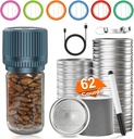 M12 Mason Jar Vacuum Sealer and Wide Canning Lids