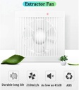 Powerful Bathroom Extractor Exhaust Fan Ventilating Strong Fan For Kitchen Toilet Window Ventilation Fans Duct Wall Fans