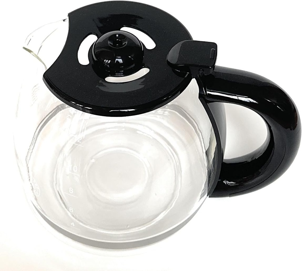 12 Cup Coffee Maker Carafe Pot Replacement, Compatible with Amazon Basics Coffee Maker Model CM1091A-UL
