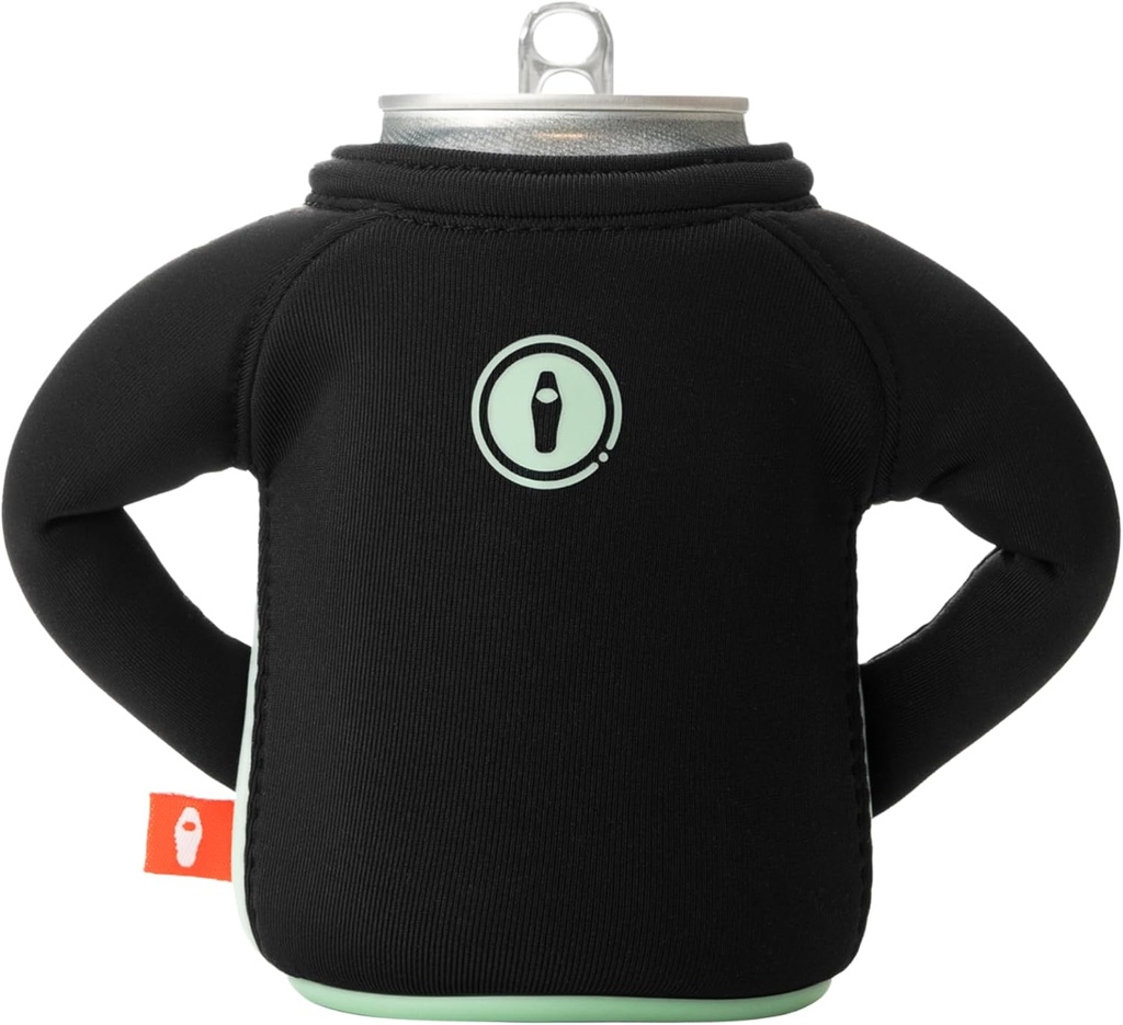 Puffin - The Dawn - Insulated 12 oz Can Cooler I Beer Bottle & Soda Can Insulator, Keep Drinks and Beverages Cold (Black)