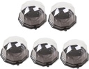100pcs Single Cupcake Boxes Plastic Cake Holders Disposable Muffin Cases Party Supplies