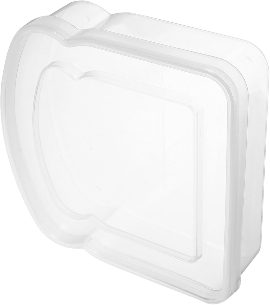 DECHOUS Clear Sandwich Container with Lid Portable Toast Bread Box Lightweight Reusable Lunch Box for Meal Prep Office Camping Bakery Storage
