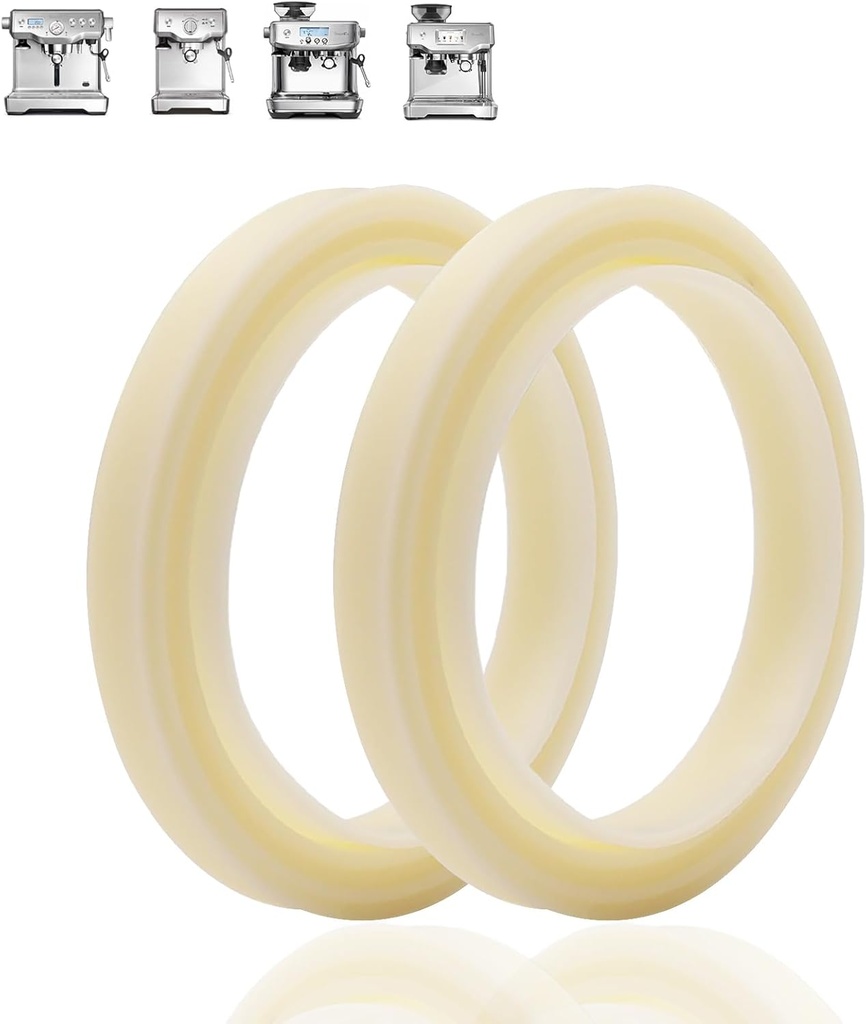 Dianrui 2PCS 54mm Silicone Steam Ring for Breville Espresso Machine Accessories BES870xl/878/860/880/810/840/450/500 Espresso Accessories Grouphead Gasket Replacement Part