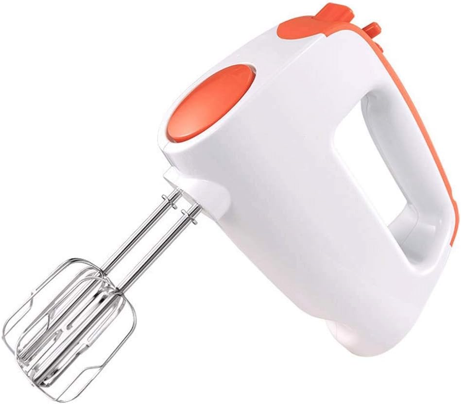 Egg Beater,Electric Hand Mixer, 5 Mixing Speeds, Stainless Steel Electric Egg Beater Hand-held Household Baking Mixer Egg Net Quickly fine