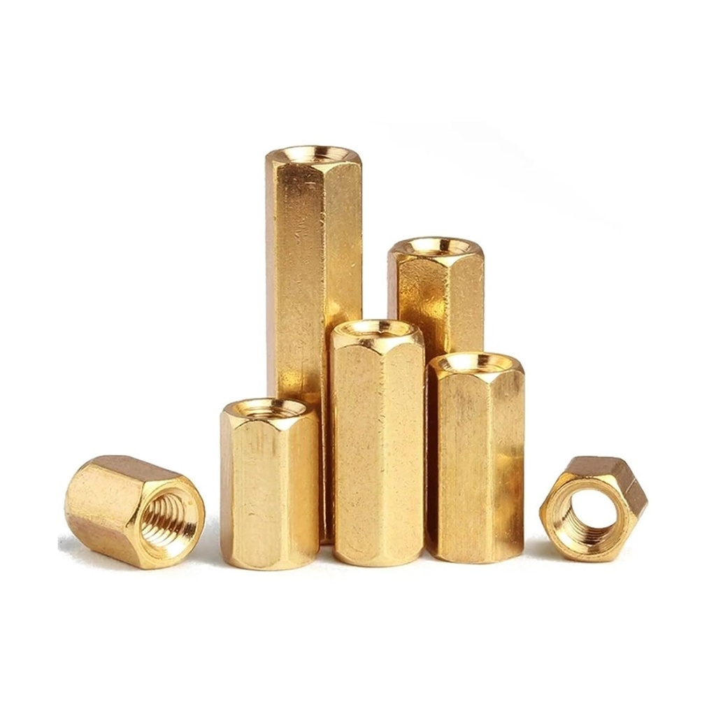 M2 M2.5 M3 M4 M5 Stud Mount Brass Hex Spacer Board Pillar Hexagon Thread PCB Motherboard Nut Hollow Column Standoff Bolt Screw(26mm (20pcs),M4)