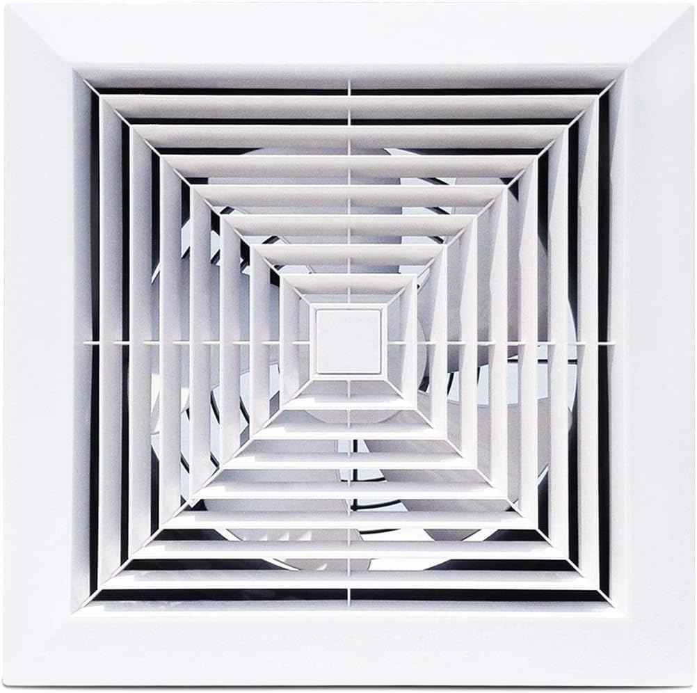 Exhaust Fan, Ventilation Fan, Wall-Mounted Fan Grill Reverse Air Exhaust Fan Fans Low Noise Bathroom Ventilator
