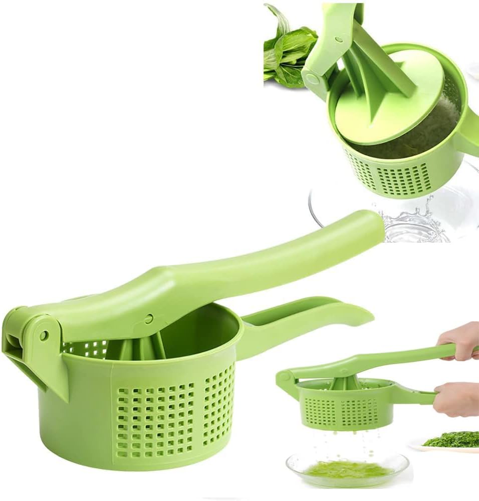 Large Capacity Vegetable Press Crusher Squeezing Dumpling Pie Filling Tools Food Water Squeezer Cooking Handheld Dehydrator Kitchen Accessories Gadgets 1.2L Water Squeezer