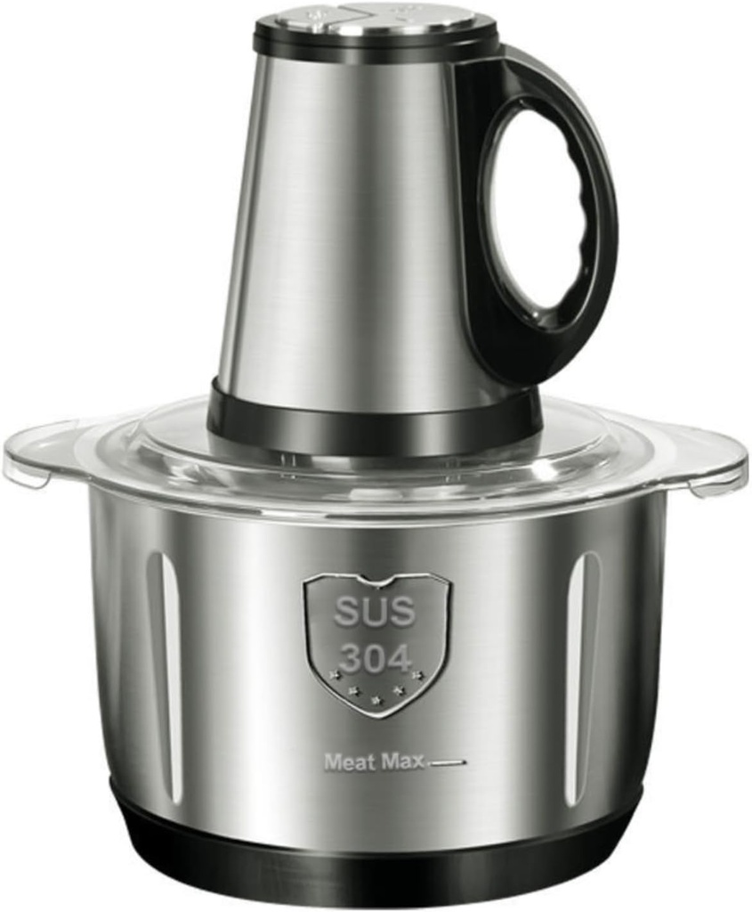 US plug food chopper, food processor, electric dough mixer, 5L large capacity meat grinder with blades, vegetables, onions