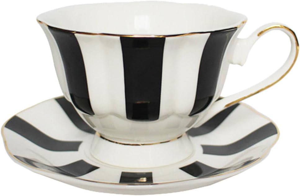 Luxshiny 1set Elegant Retro European Dot Coffee Cup Set Saucer for Tea Latte and Hot Beverages for Afternoon Tea Family Gatherings