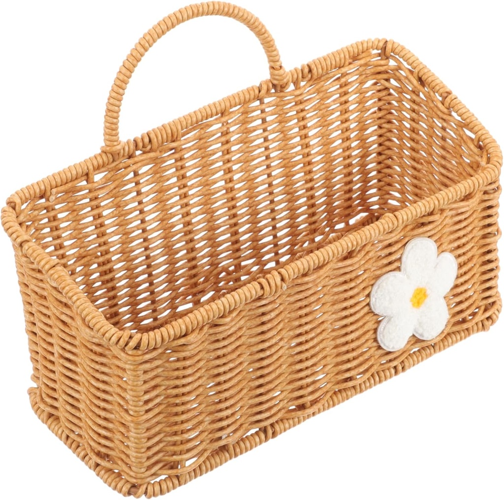 Storage Bins Wall Storage Basket Woven Hanging Basket Kitchen Sundries