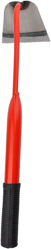 Shiker Gardening Hand Tools Hoe Shovel Weed Puller Accessories with Rubberized Handle, Durable Edge Tool, Portable Steel Weeding and Loosening Soil Tool Gardening Tool