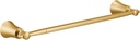 Moen YB0318BG Flara 18-Inch Single -Towel Bar, Brushed Gold