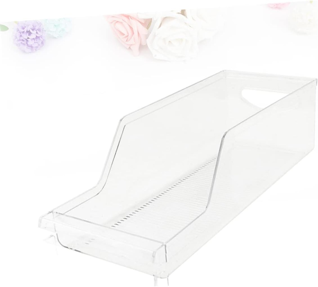 Can Beverage Can Dispenser Refrigerator Bins Organizer for Pantry Storage