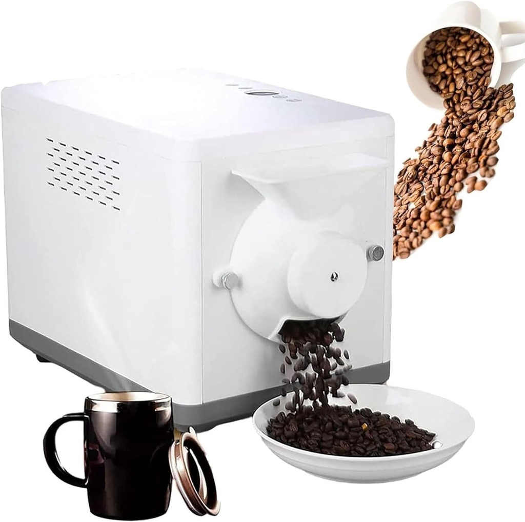 Electric Coffee Bean Roaster Machine,Commercial Roaster,Timer and Temperature Adjustable,One Touch Cooking,for Everyone