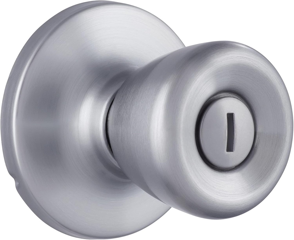 Miseno MLK3010 Buchanan Tulip Privacy Door Knob Set - Satin Chrome