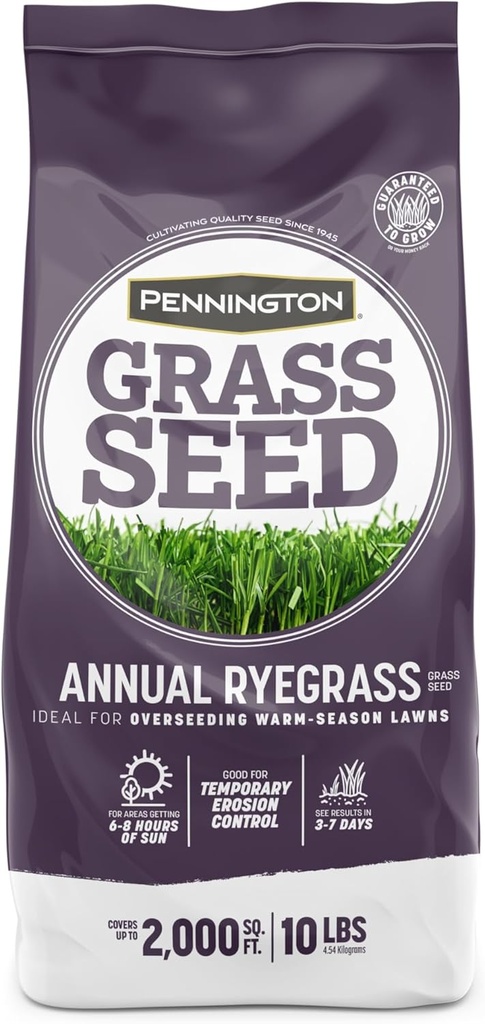 Pennington Annual Ryegrass Grass Seed 10 lb
