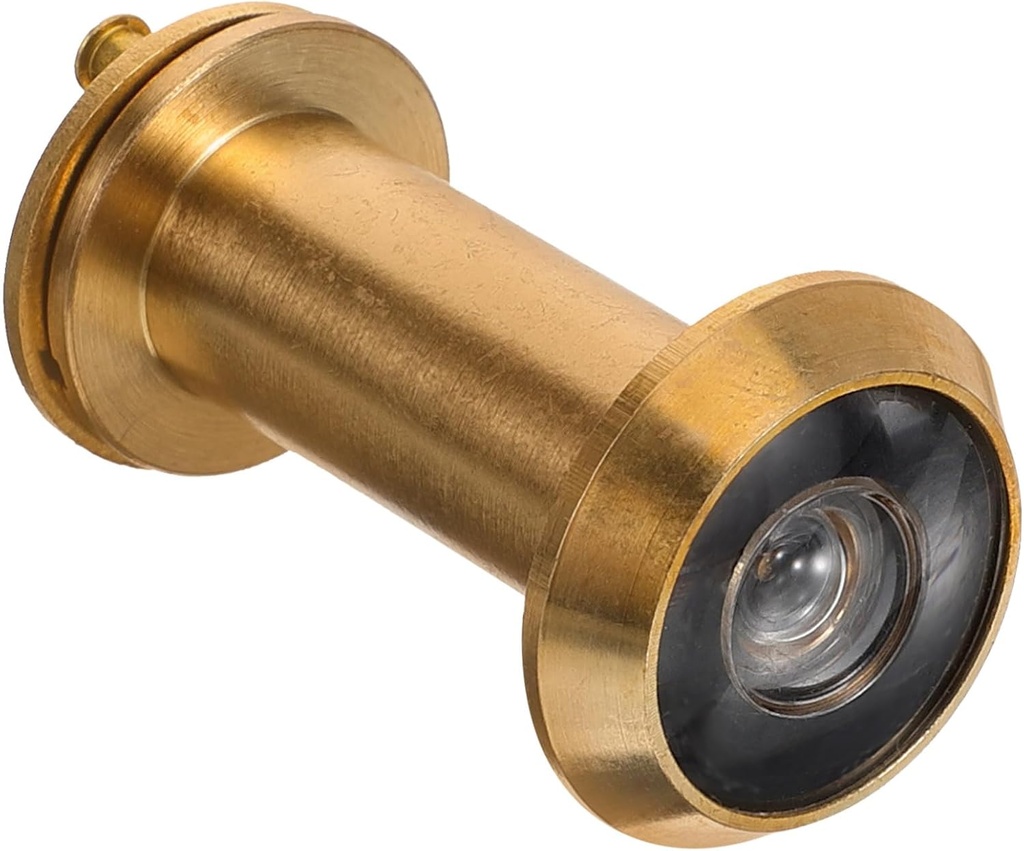 Adjustable Copper Door Viewer Peephole with Theft Features for Apartments and Hotels High Definition View Lightweight Design Easy Installation