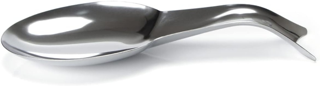 1pc Stainless Steel Spoon Rest and Ladle Holder Kitchen Utensil Stand for Spatula and Soup Ladle Rustproof Design for Easy Cleaning and Storage Kitchen Gadget