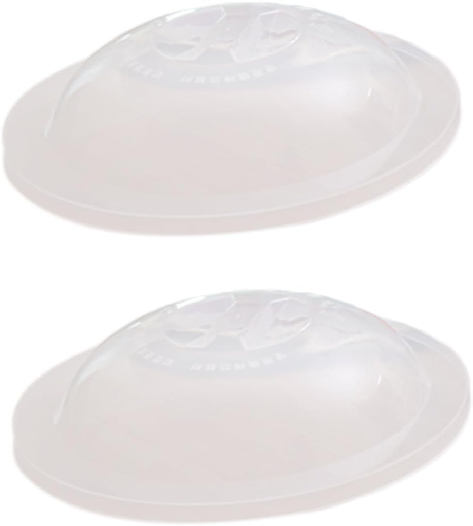 Cabilock 2pcs Microwave Food Cover Steam Vent Heat-Resistant Oven Cover Non-Toxic Kitchen Lid for Plates and Bowls Suitable for Food Preservation and Cooking